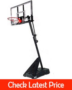 Spalding Pro Slam Portable NBA 54â€³ Angled Pole Backboard Basketball System