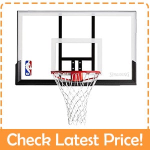 Spalding Acrylic Wall Mounted Basketball Hoop
