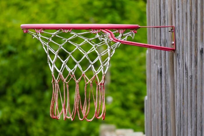 What can I do with an old portable basketball hoop