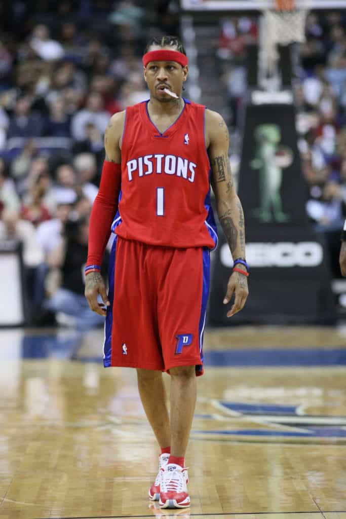 Allen Iverson during a game