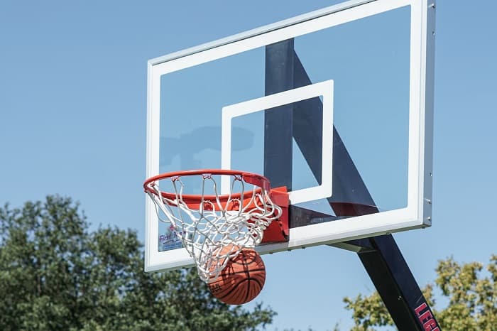 basketball and the hoop