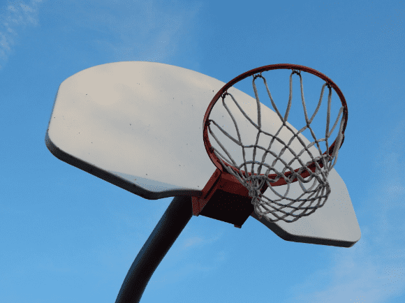 basketball hoop rim and net