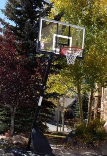 spalding 54 portable basketball hoop