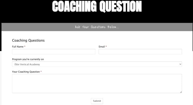 coaching questions.