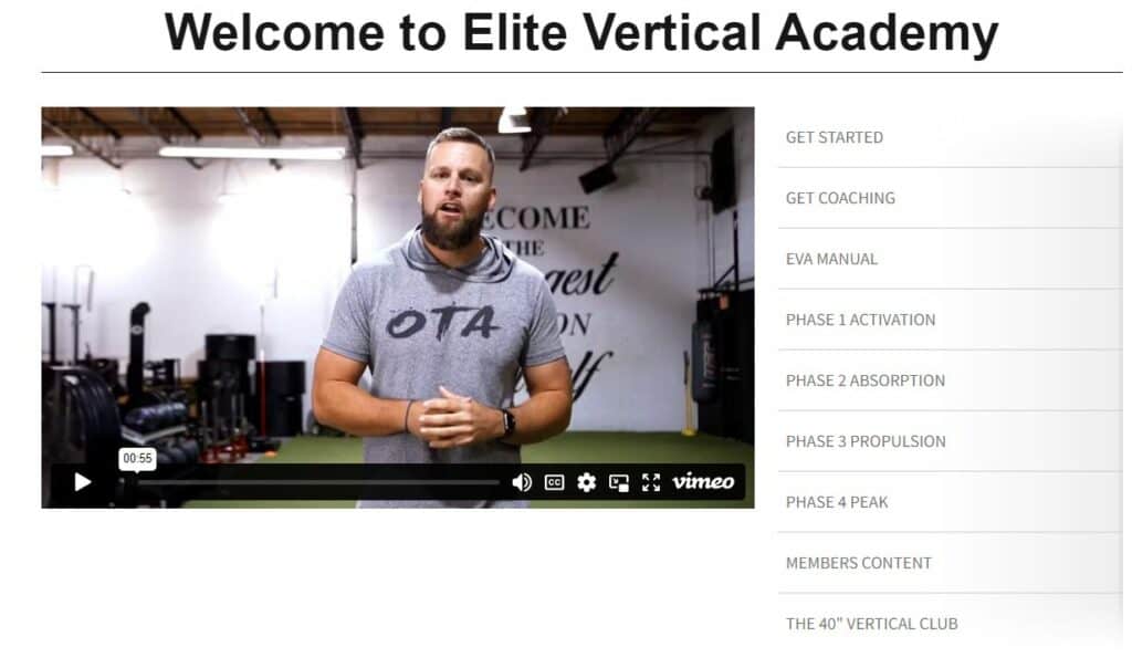 elite vertical academy online basketball training program