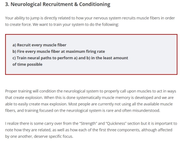 neurological recruitment and conditioning 
